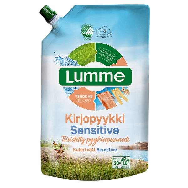 Image Lumme Kirjopyykki Sensitive pyykinpesuneste (238210)Lumme