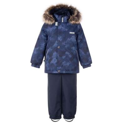 LENNE Baby set ROBIN (80-98) Blue (winter)