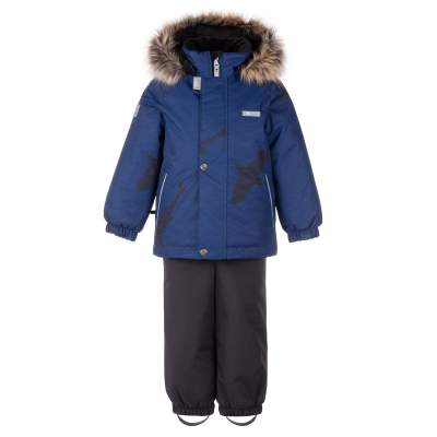 LENNE Baby set ROBIN (80-98) Blue (winter)