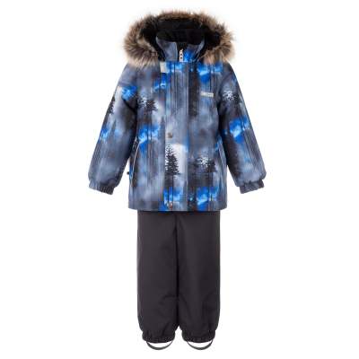 LENNE Baby set ROBIN (80-98) Blue (winter)