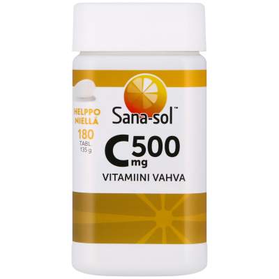 Sana-sol Sana-sol C vitamiini, 180 kpl