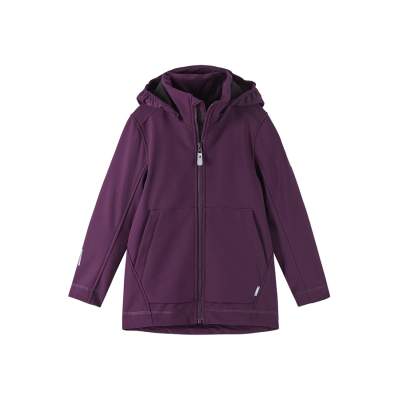 REIMA Softshell jacket Espoo Deep purple (spring)