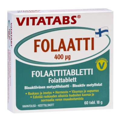 MYLLÄRIN Vitatabs Folaatti 400 mg, 60 tabl.