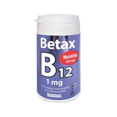 VITABALANS Betax B12 1 mg, 220 tabl.