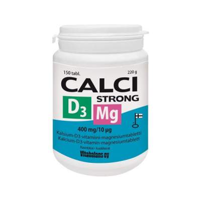 VITABALANS Calci Strong + Magnesium + D3-vitamiini