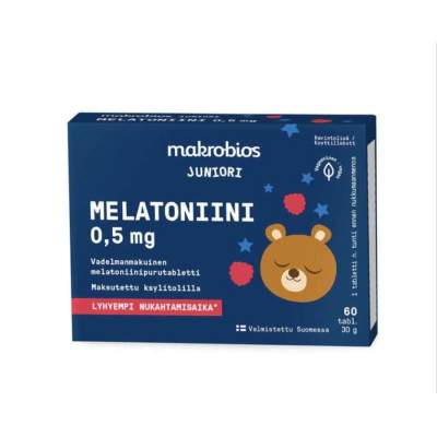 Juniori Melatoniini 0,5 mg 60 tablettia
