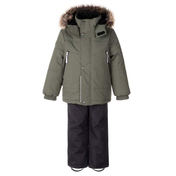 Kuva LENNE Lasten Talvisetti RHETT (104-140) Khaki (26336-3301/Khaki)LENNE