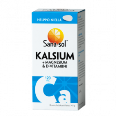 Sana-sol Kalsium+ Magnesium+D vitamiini