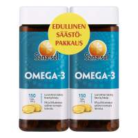 Sana-sol Omega-3 tuplapakkaus