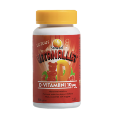 Sana-sol Vitanallet D-vitamiini 10µg