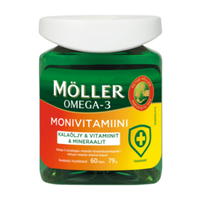 Möller Omega-3 Monivitamiini